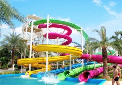 水上螺旋滑梯設備組合